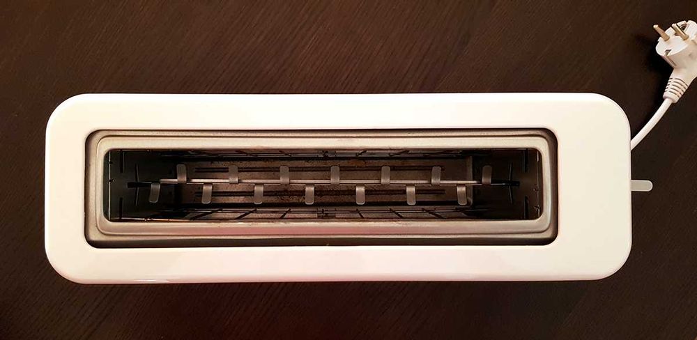 Torradeira de 1 Entrada dupla face 980W KUNFT branca