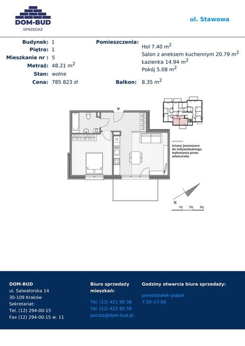 Stawowa | mieszkanie 2-pok. | 1.5