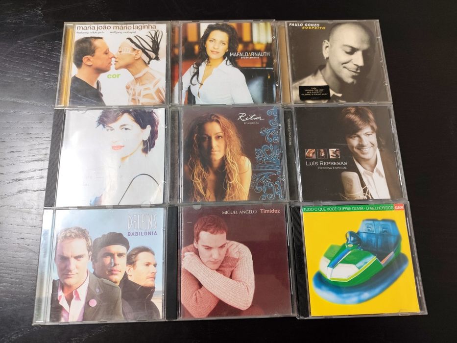 Lote de 9 CDs de Música Portuguesa
