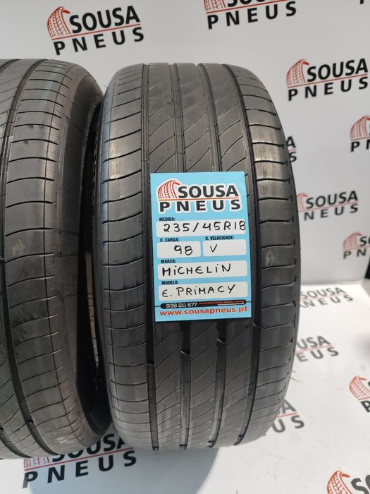 2 pneus semi novos 235-45R18 Michelin - Oferta dos Portes
