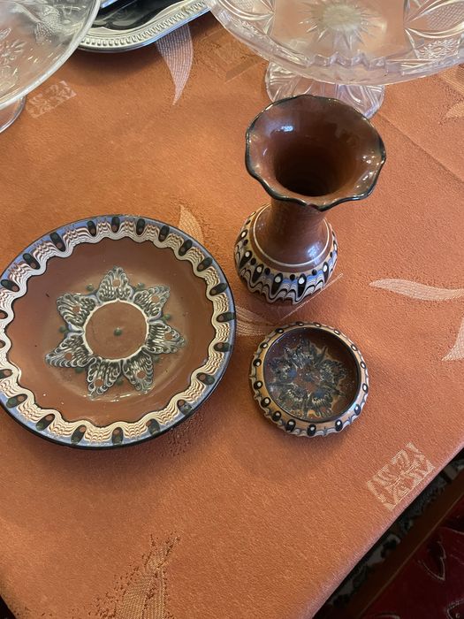 Gliniane bługarskie ceramiczne naczynka