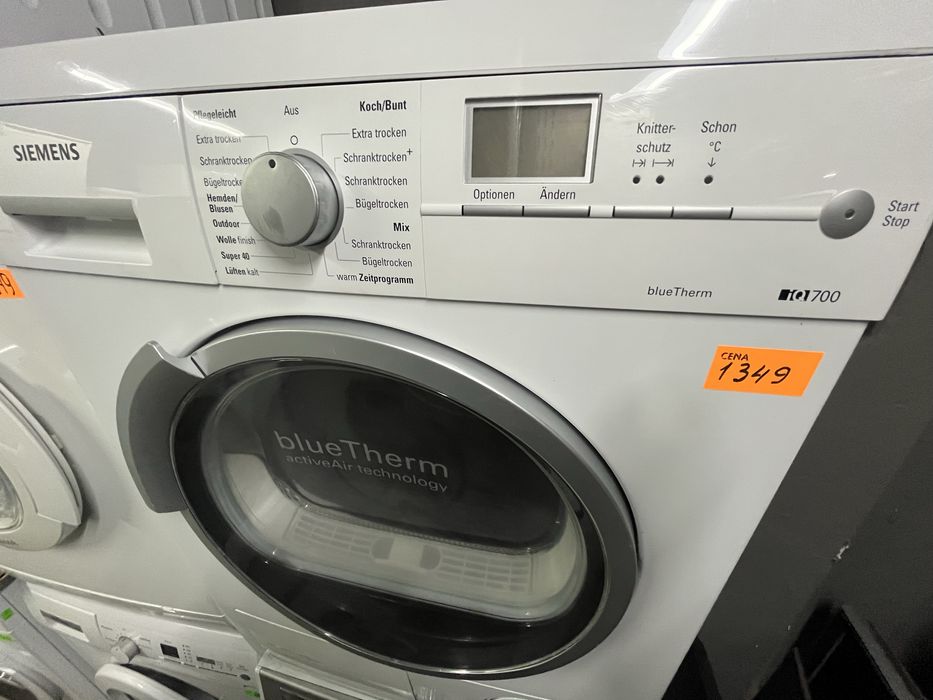 Suszarka SIEMENS iQ700 z pompą ciepła |12msc |BD stan |Dowóz