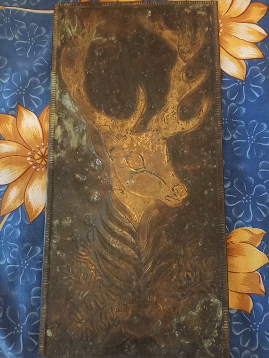 Картина.Художественная ковка.Олень.