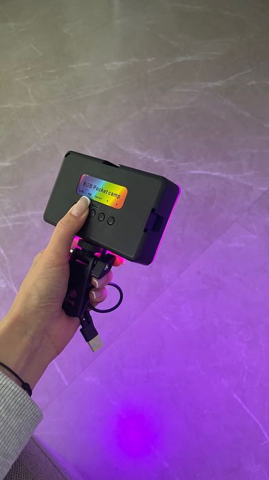 Штатив для смартфона + RGB LED світло