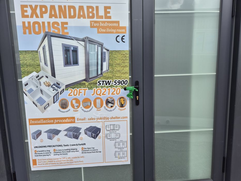 Casa modular  escritorios T1,  T2 pronta a habitar  em stock NOVAS