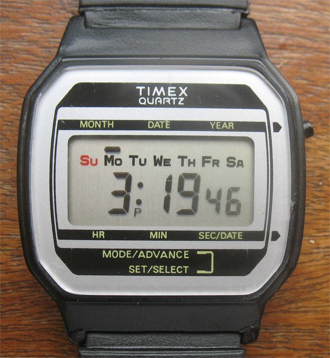 Vintage Digital Watch - Timex Quartz - K Cell