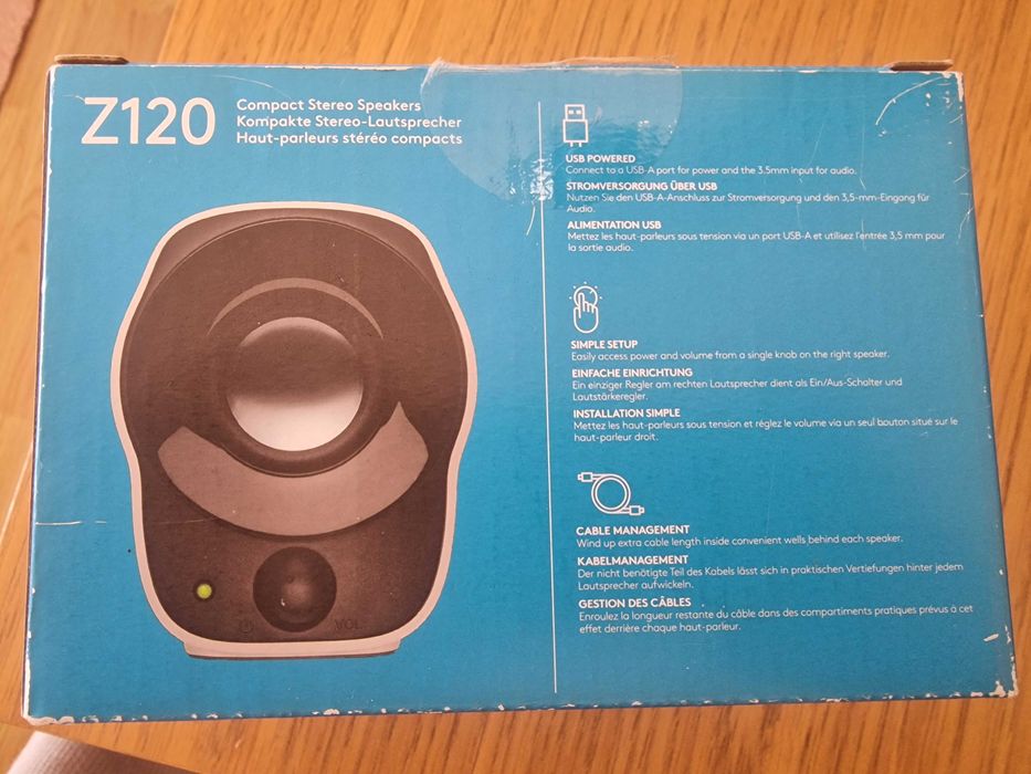 Colunas Logitech Z120 (novas)