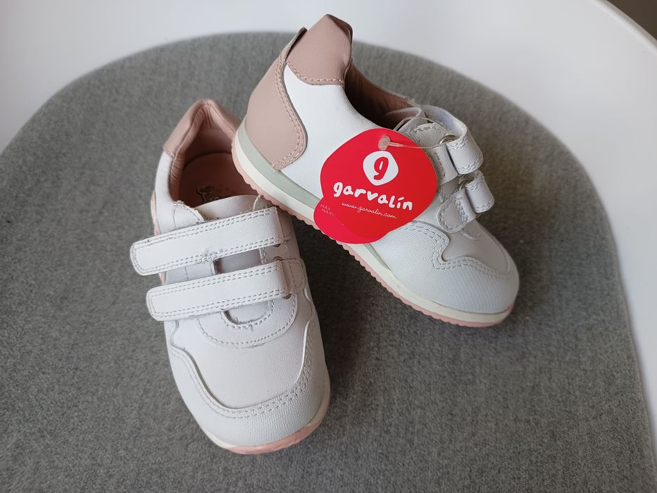 Sneakersy Garvalin Białe rozm. 23 skórzane