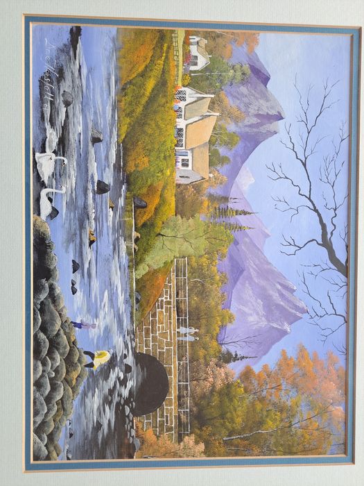 Pinturas originais emolduradas