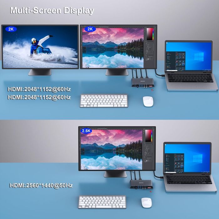 Док станция BENFEI 12-in-1 USB Type-A/USB Type-C
