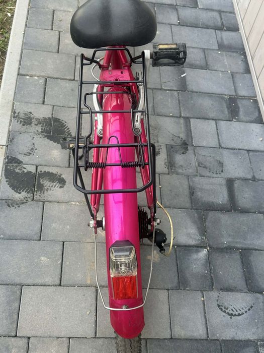 Rower uzywany rozowy