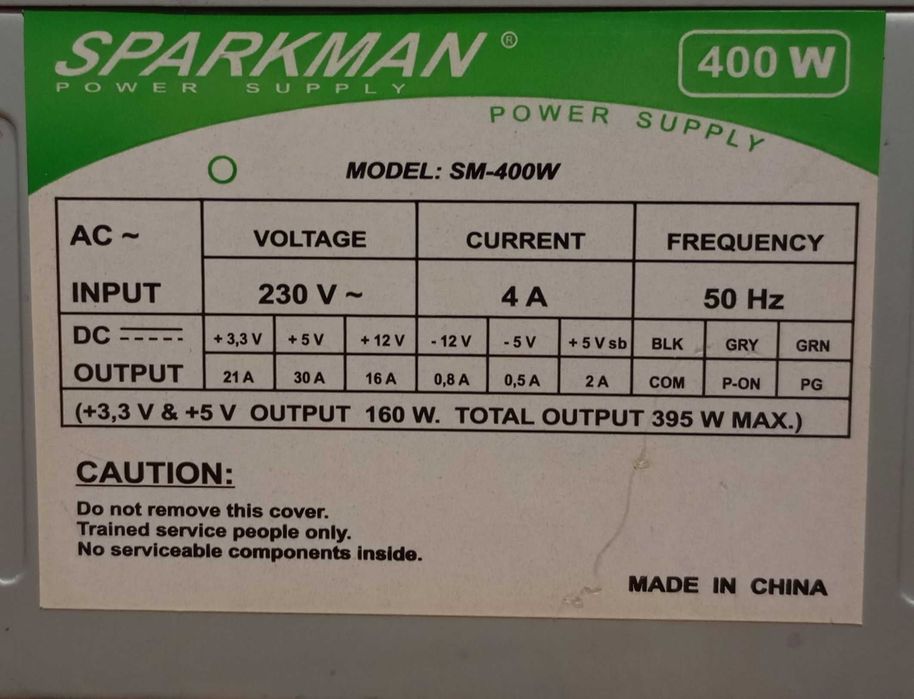 Блоки питания АТХ 350-400 W