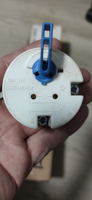 Терморегулятор стрижневий механічний COTHERM TSE T115 / 16A / 250V /