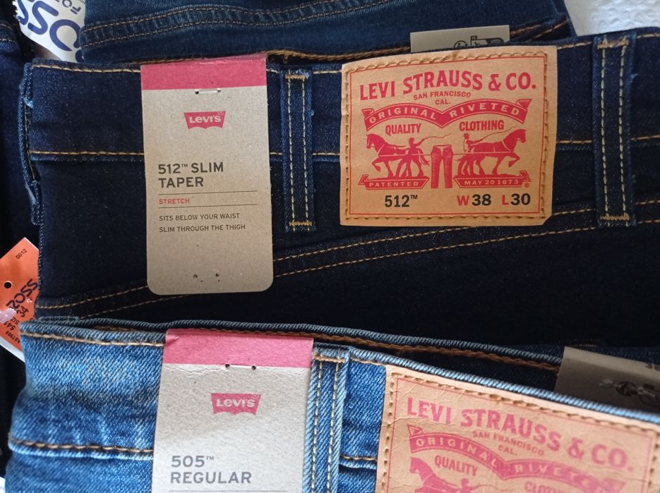 Nowe spodnie jeansy Levi's Strauss oryginalne w najlepszej cenie