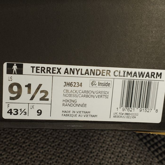 Туристичні черевики Terrex Anylander CLIMAWARM+ JH6234