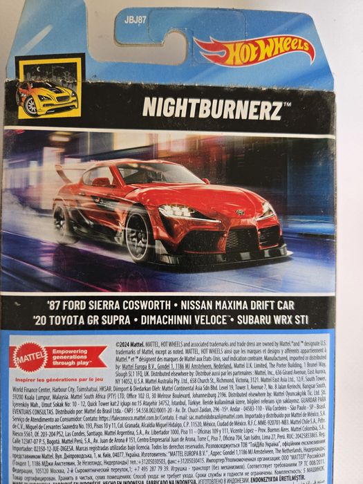 Hotwheels Set Retro Racers,  NIGHTBURNERZ