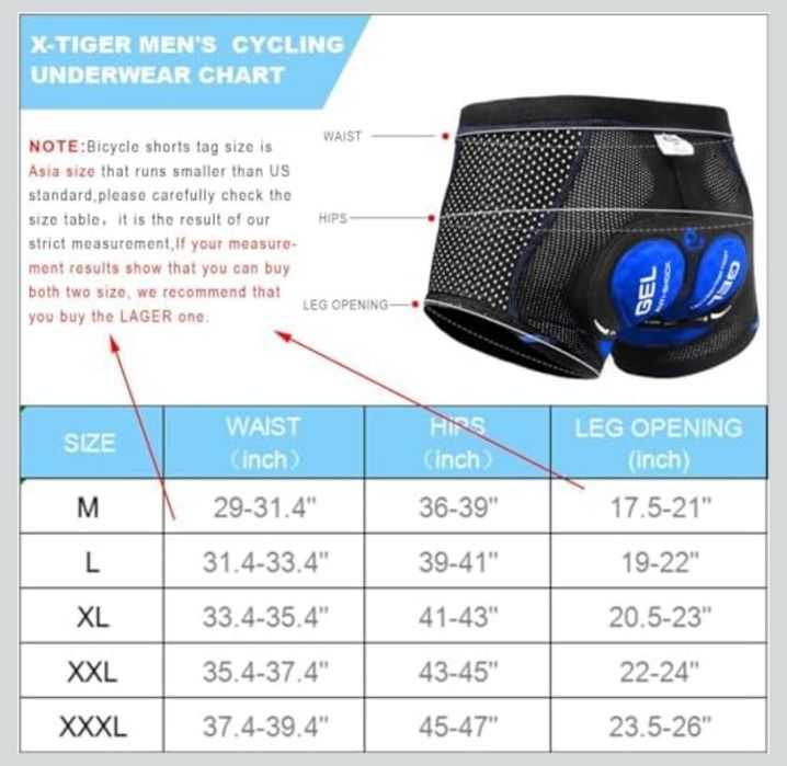 X-TIGER Górskie spodenki rowerowe Volatility Fast Drying żelowe 5d