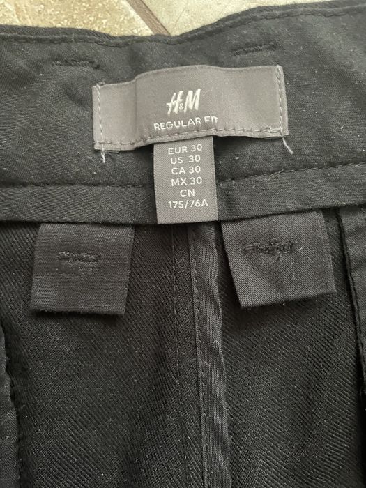 Spodnie męskie H&M czarne