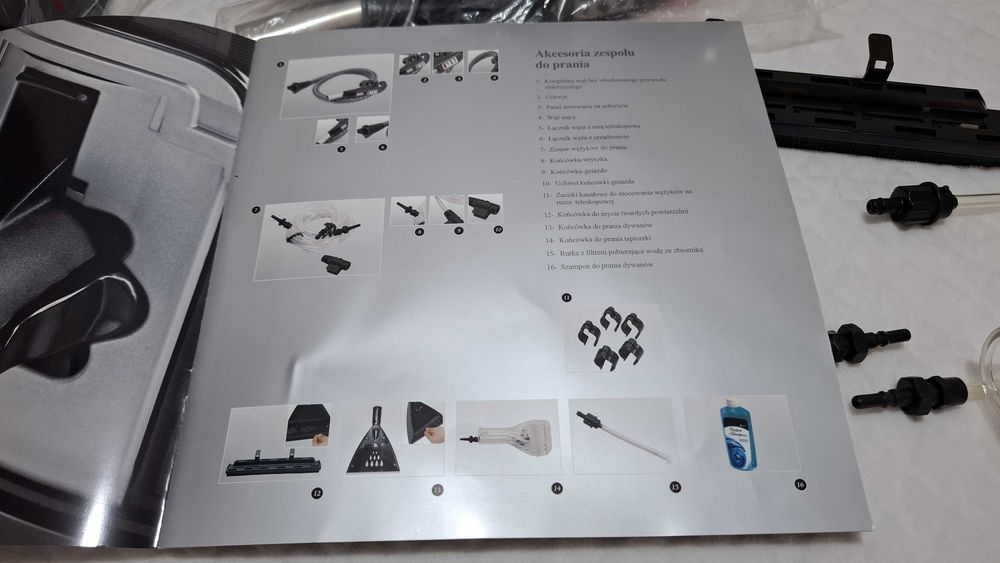 Zestaw do prania dywanów, piorący do Aura Roboclean (Elektro)