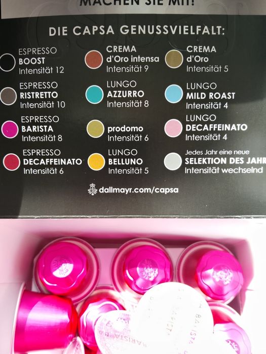 100 kapsułek do Nespresso Dallmayr mix