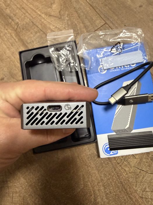 Зовнішня кишеня m2 NVME 20Гбіт/с, ORICO CNM2-G20  M2 USB-C 3.2