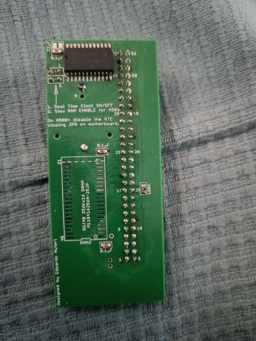 Karta pamięci dla Amiga 500 plus 1mb chip z RTC