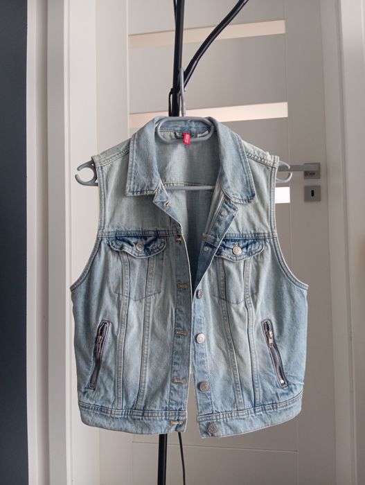 Kamizelka jeansowa damska H&M