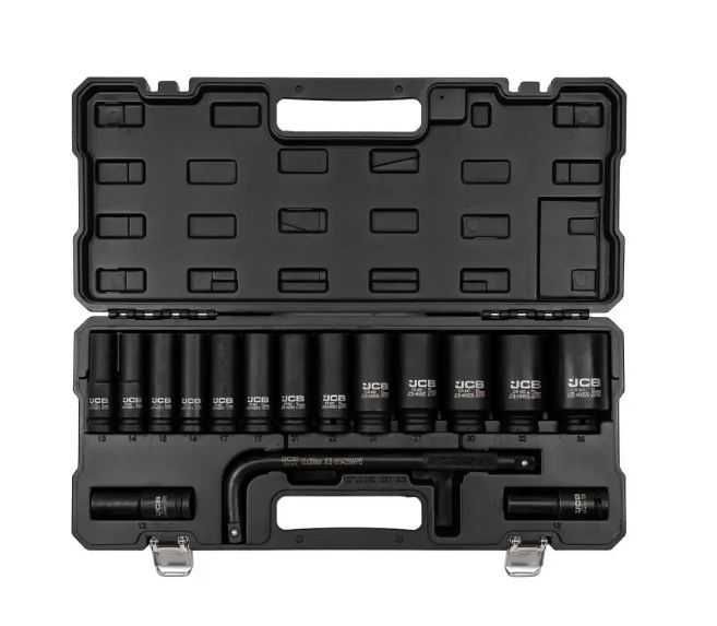 Набір головок ударних глибоких 1/2'',JCB Англія