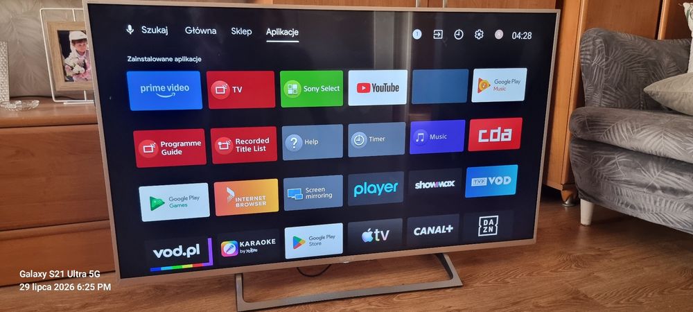 Telewizor Sony Bravia 8k uhd android