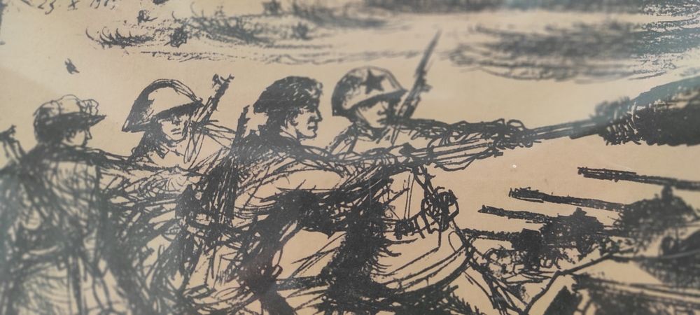 Stary obrazek radziecki Wojsko czołg  Zsrr Cccp