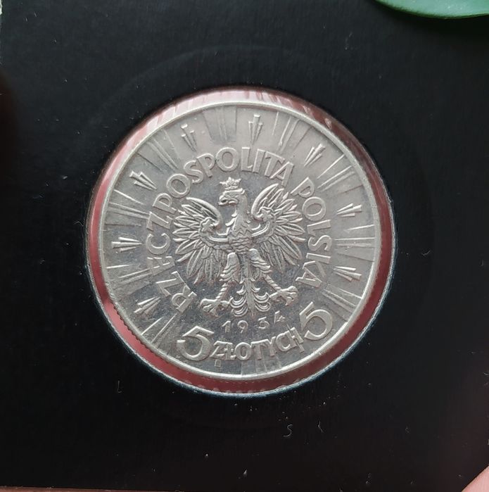 5 злотих 1934 року .Польща .Срібло .