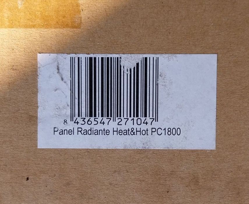 Painel radiante Heat&Hot PC 1800 (aquecimento de parede)