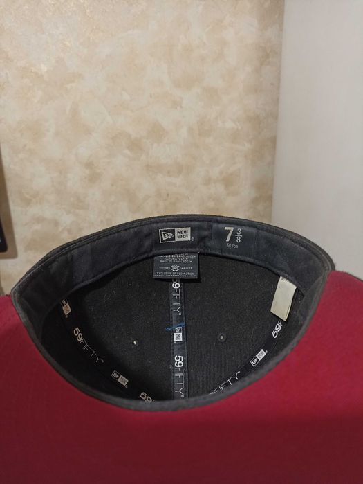 Бейсбольная кепка с буквой H, New Era 59Fifty Fitted Hat обсяг 57-59см