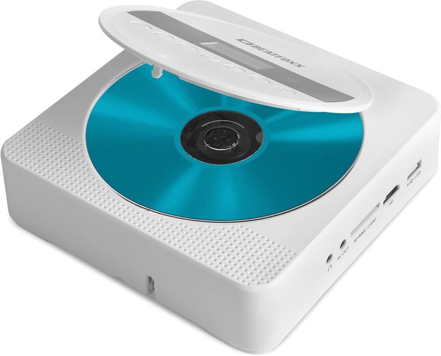 Odtwarzacz Beatfoxx Mdvd-1606 odtwarzaczem Dvd, Bluetooth i baterią, b