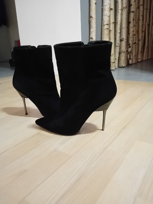 Botki damskie eleganckie modne stylowe 39