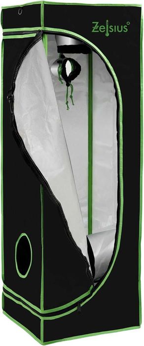 Kit Completo Cultivo Indoor / Hidroponia (Tenda + LEDs + Estantes)