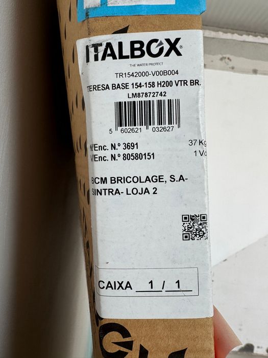 Italbox Resguardo de Chuveiro vidro