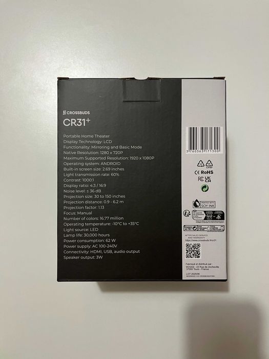 Projetor Crossbuds CR31