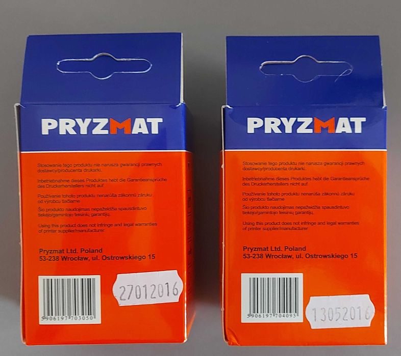 Tusze do drukarki HP IHL 57 IHL 21 Pryzmat