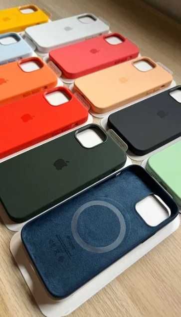 Capas iPhone 12/12 Pro/13 e Pro Max em Soft Silicone com Magsafe