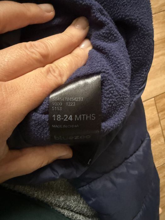 Kurtka na polarze ciepła r.86/92