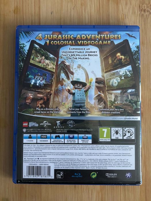 Lego Jurassic world ps4