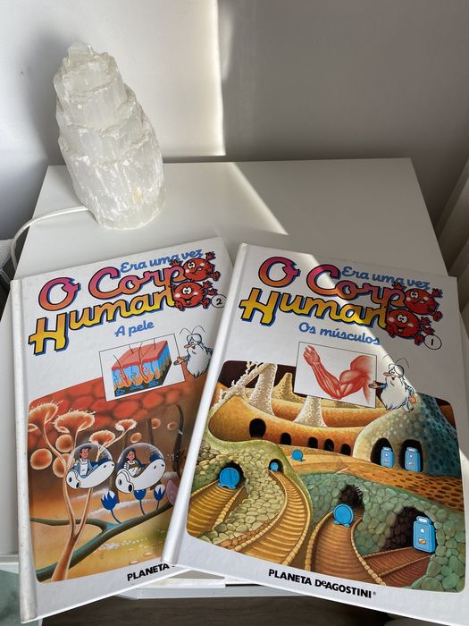 Livros Era uma vez o Corpo Humano 1 e 2