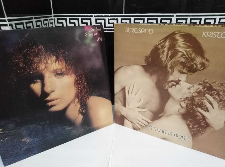 Barbra Streisand – Wet / Barbra Streisand & Kris Kristofferson – Trilha sonora de 1976 do filme A Star Is Born Discos de Vinil LP
