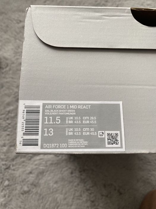 Nike Air Force 1 Mid React DQ1872-100