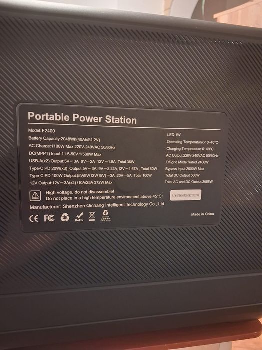 Stacja magazyn energi , powerbank , przenośna stacja zasilania. NOWA