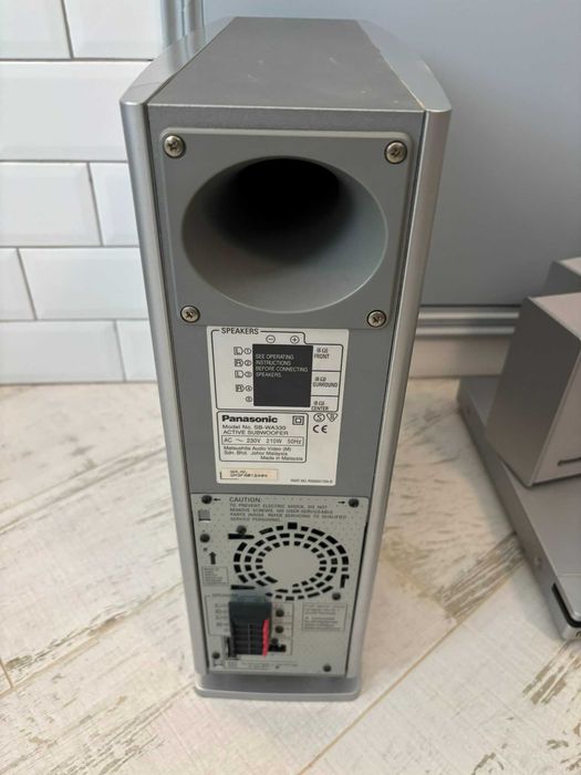 Sistema de som DVD Home Dolby Theater Panasonic com 5 colunas