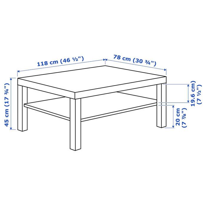 Mesa de centro LACK