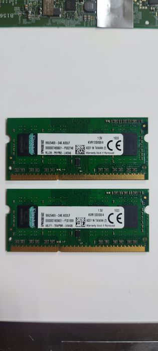 SO-Dimm  ddr3 2x4Гб