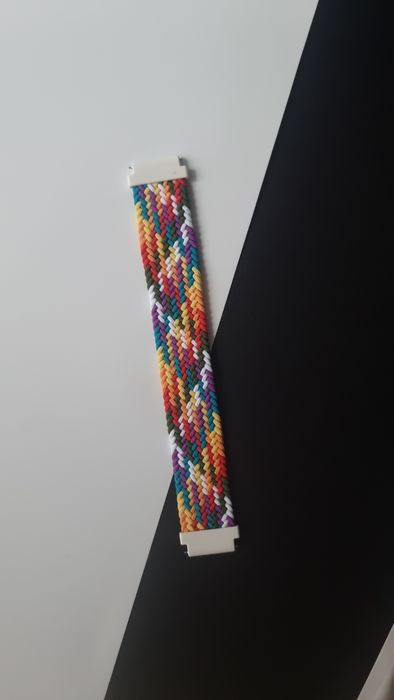 Pasek plecionego materiału 20 mm do zegarka Samsung, Huawei, Amazfit,